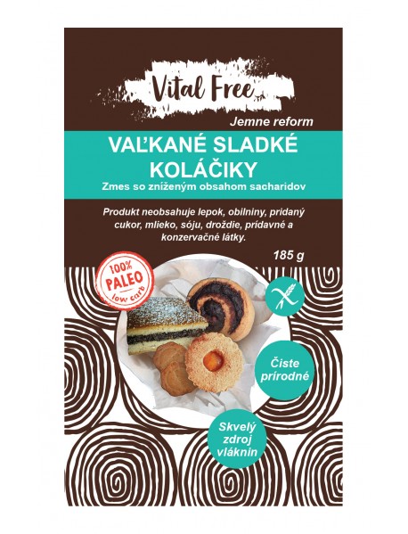VITAL FREE PALEO VAĽKANÉ SLADKÉ KOLÁČIKY 185g